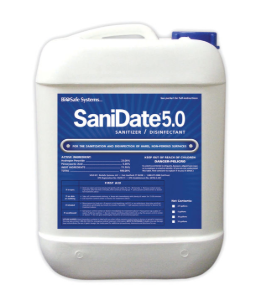 SaniDate 5.0 Sanitizer Disinfectant,  BioSafe Systems
