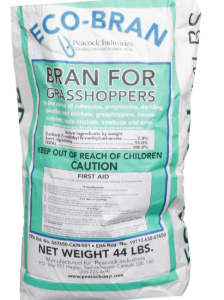 Eco Bran, EcoBran Grasshopper Bait, Insecticide, Peacock Industries